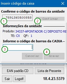 Coletor_Auditoria_CodigoDaCaixa_InserirCodigoDaCaixa