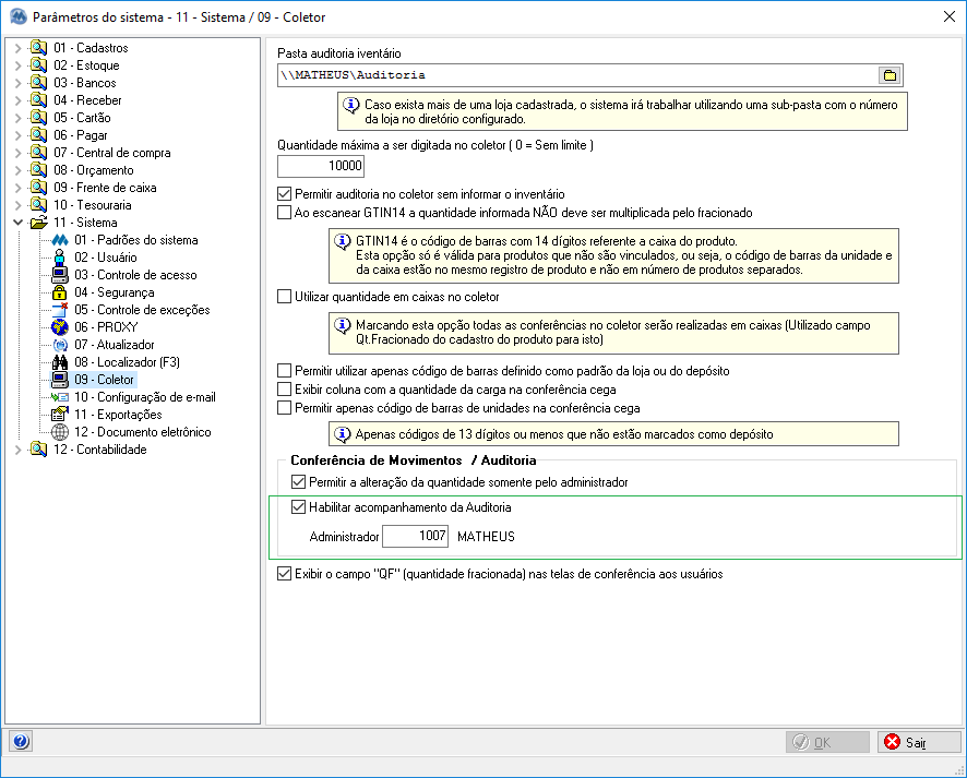 Coletor_Auditoria_Tempo_Real_Parametros