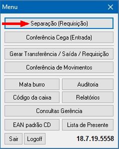 Coletor_Separação_Menu