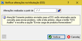 Consulta de alterações tributárias