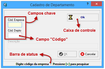 Padrões dos cadastros