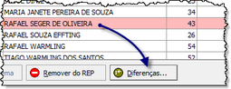 Sincronizar funcionários - corrigir diferenças
