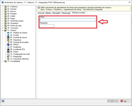 Configuração da Plataforma Simplus