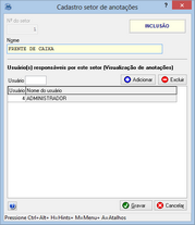Setor de Anotações